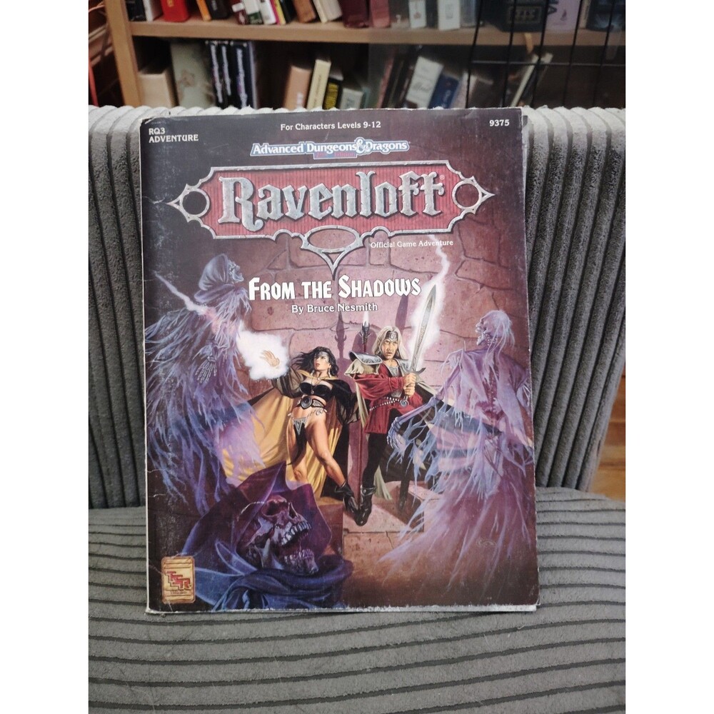 Advanced Dungeons & Dragons Ravenloft From The Shadows RPG Book tsr 9375